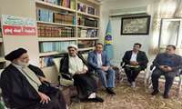 دیدار مدیر کل امور عشایر استان با امام جمعه شهرستان ایوان 