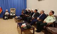 دیدار مسئول حوزه نمایندگی ولی فقیه در سازمان منابع طبیعی کشور با نماینده ولی فقیه در استان ایلام