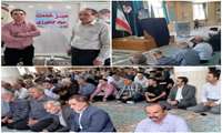   حضور مدیر و جمعی از کارکنان جهادکشاورزی شهرستان ایوان در برنامه میز خدمت به مناسبت هفته جهاد کشاورزی 