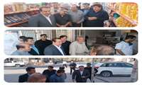 بازدید استاندار ایلام از فروشگاه‌ها و نانوایی‌های سطح شهر مهران ️۳/تیر/1404