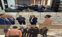 دیدار مدیر باغبانی سازمان جهاد کشاورزی و شرکت شهرک های کشاورزی استان با فرماندار هلیلان