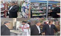 برگزاری گشت مشترک بر بازار کالاهای اساسی و واحدهای نانوایی در شهر ایلام
