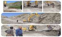  مرمت راه ارتباطی باغداران منطقه تتلیوان ایوان