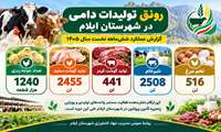 رونق تولیدات دامی در شهرستان ایلام