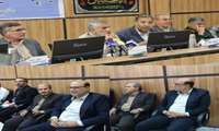 نشست ستاد اربعین استان با حضور دکتر عموزاده در شهرستان مهران