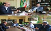 دیدار رئیس سازمان با دکتر افلاطونی ریاست سازمان امور اراضی کشور