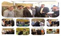 بازدیدهای مستمرو موثر ازموکب های سازمان جهاد کشاورزی توسط دکتر عموزاده وحجت الاسلام پیمایی مسئول حوزه نمایندگی ولی فقیه